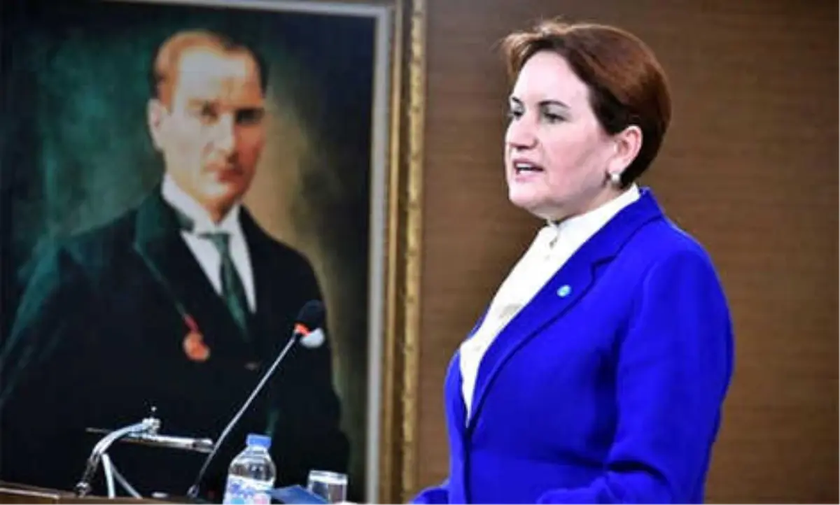 İyi Parti Genel Başkanı Akşener\'den İttifak Açıklaması