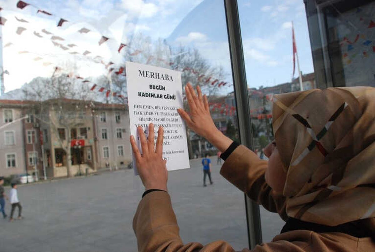 Kadınlardan \'Teşekkür\' Etkinliği