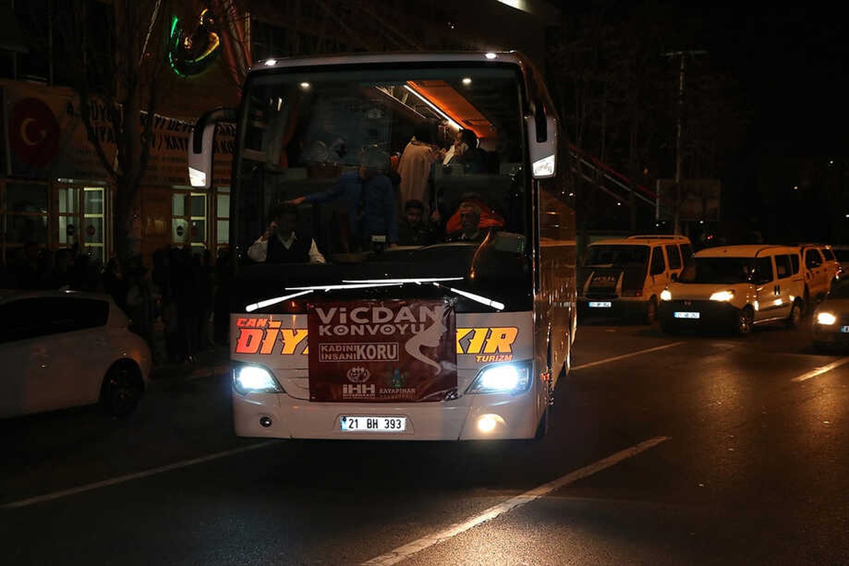 Vicdan Konvoyu"Na Mardin, Diyarbakır ve Elazığ\'dan Destek
