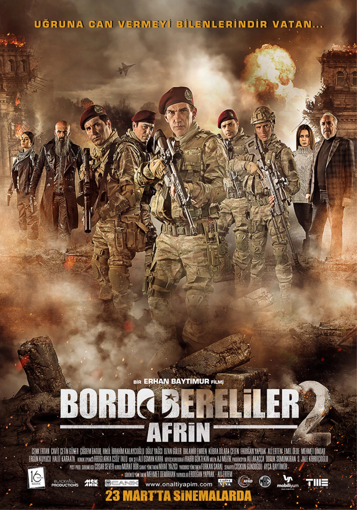 "Bordo Bereliler 2: Afrin" Filminin Yapımcılarından Önemli Açıklama