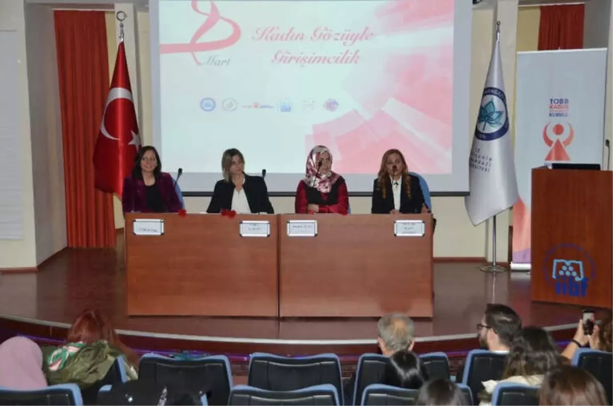 Esogü\'de \'Kadın Gözüyle Girişimcilik\' Konferansı