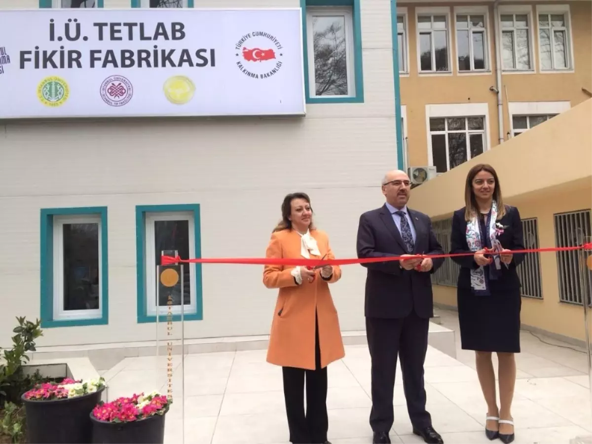 İstanbul Üniversitesi Tetlab Fikir Fabrikası Törenle Açıldı