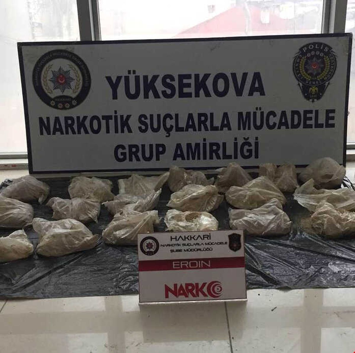 Yüksekova\'da Uyuşturucu Operasyonu