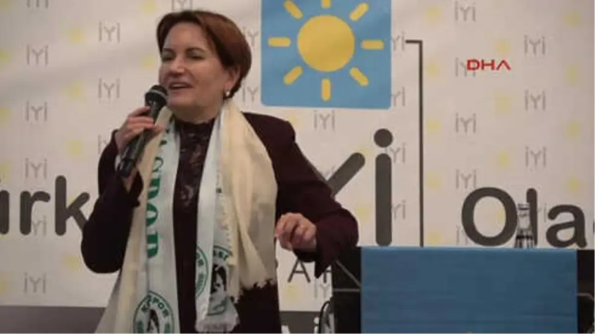 Konya Akşener: Şeker Fabrikalarını Satamayacaksınız