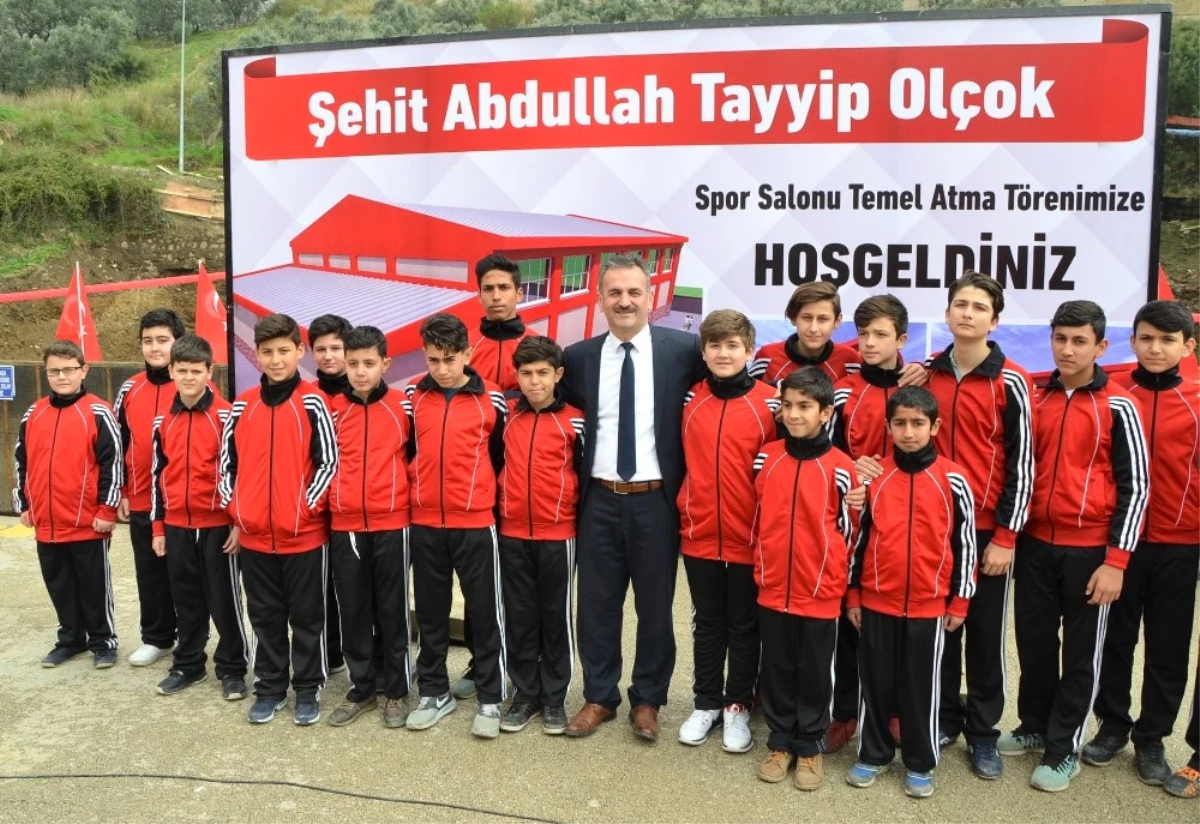 Şehit Abdullah Tayyip Olçok Spor Salonu\'nun Temeli Atıldı