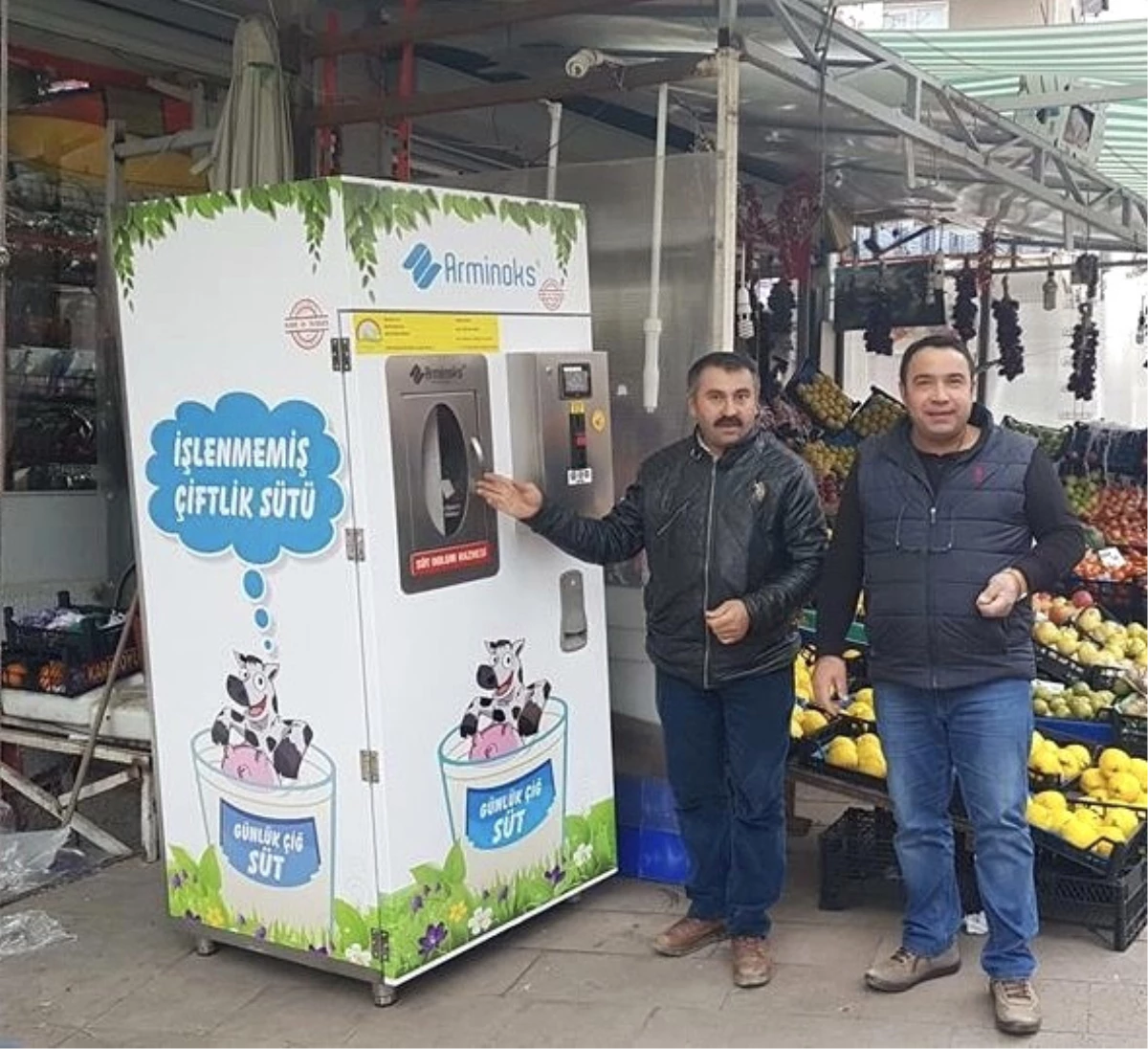 Ankaralılar Çiğ Sütünü Artık Süt Otomatlarından Alıyor