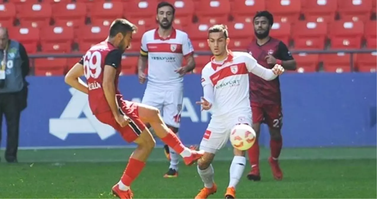 Gaziantespor, Evinde Samsunspor\'u 2-1 Yendi