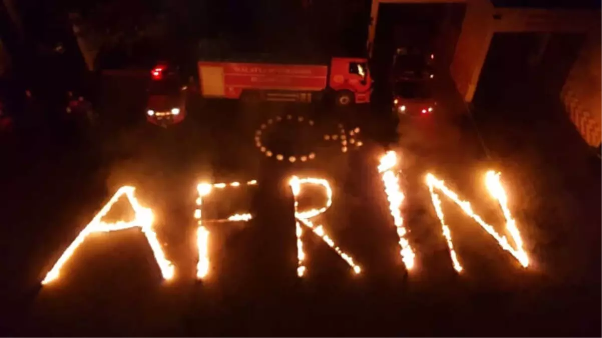 Malatya İtfaiyesinden Afrin Ateşi