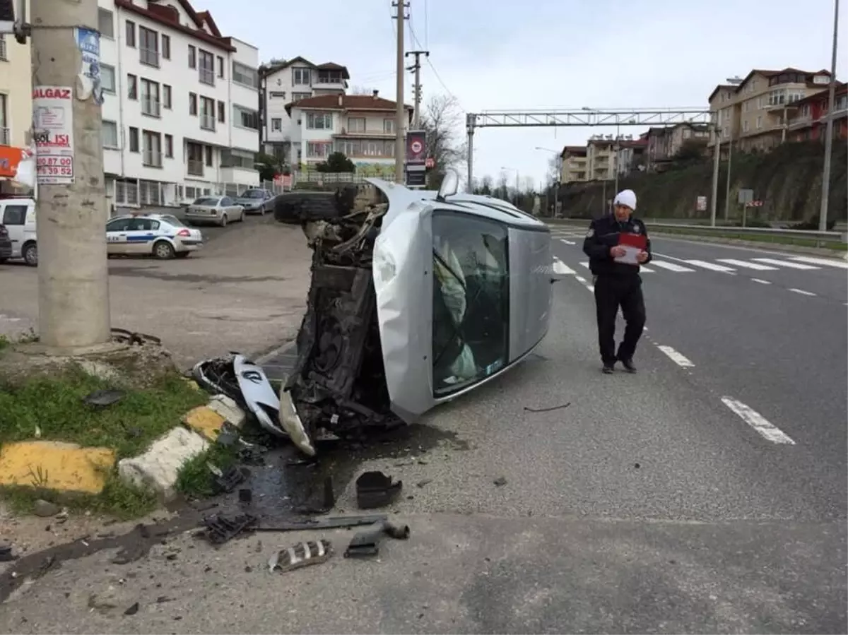 Ordu\'da Trafik Kazası: 1 Yaralı