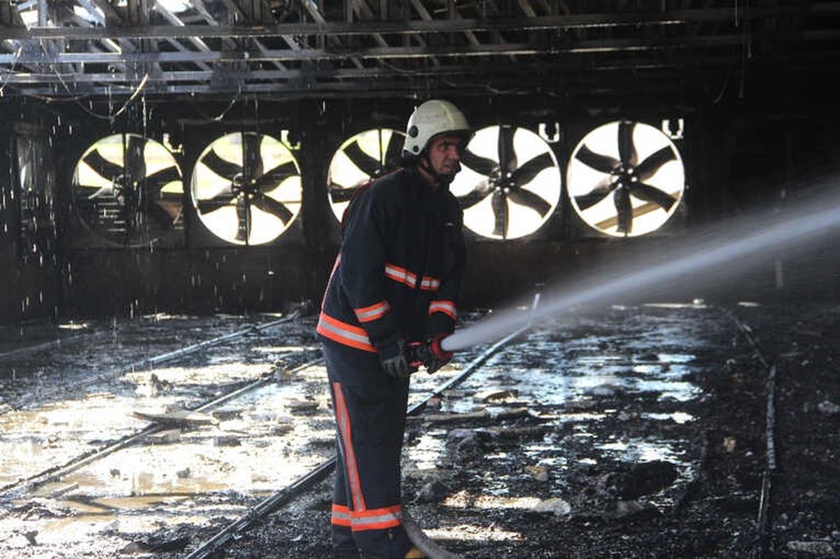 Elazığ\'da Çiftlik Yangını: 22 Bin Civciv Telef Oldu