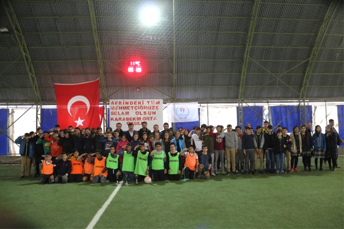 Karabekir Ortaokulu Sınıflar Arası Halı Saha Futbol Turnuvası Sona Erdi