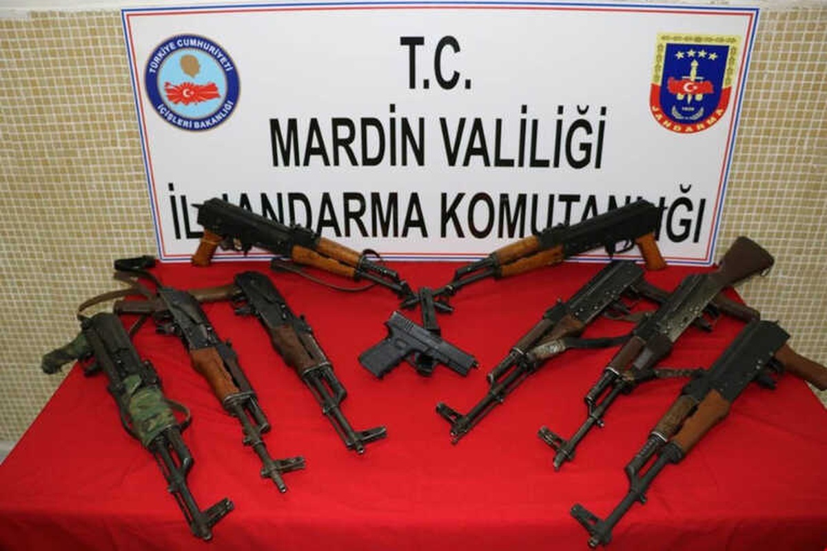 Mardin\'de 1 Ton Patlayıcı Ele Geçirildi