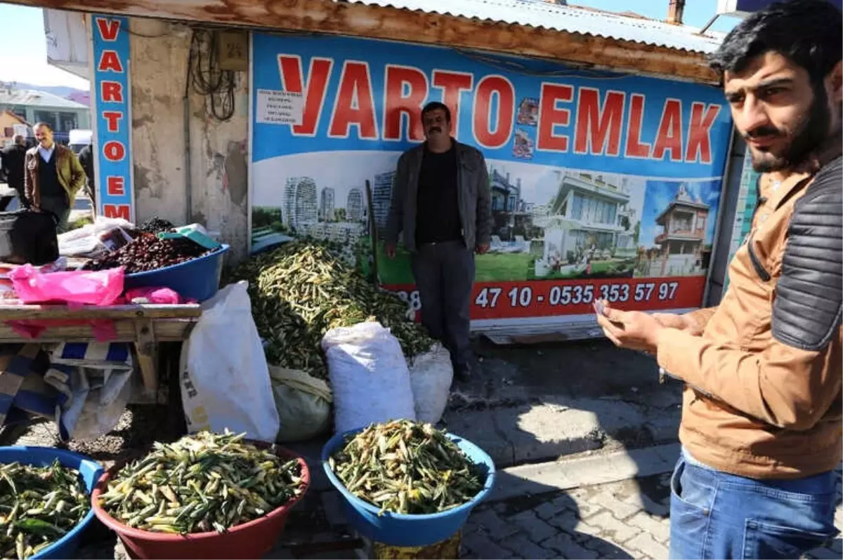 Varto\'da Baharın Müjdecisi \'Gülbahar\' Bitkisi Tezgâhlarda