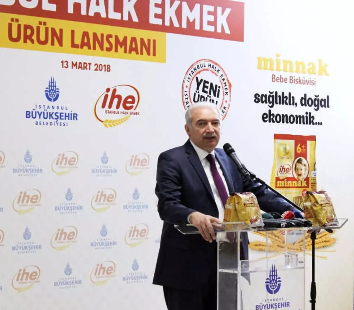 İstanbul Halk Ekmek\'in Yeni Ürünü "Minnak" Bebe Bisküvisi