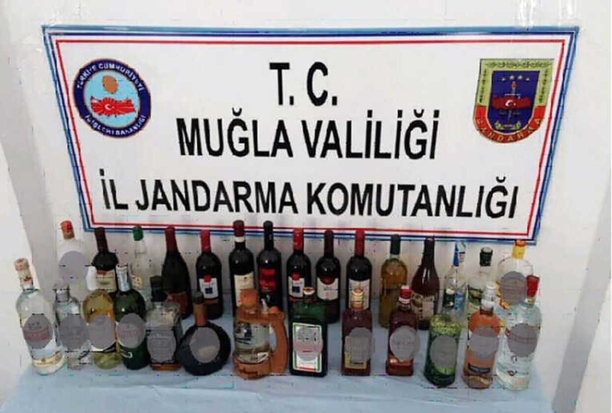 Ören\'de Kaçak İçki Operasyonu