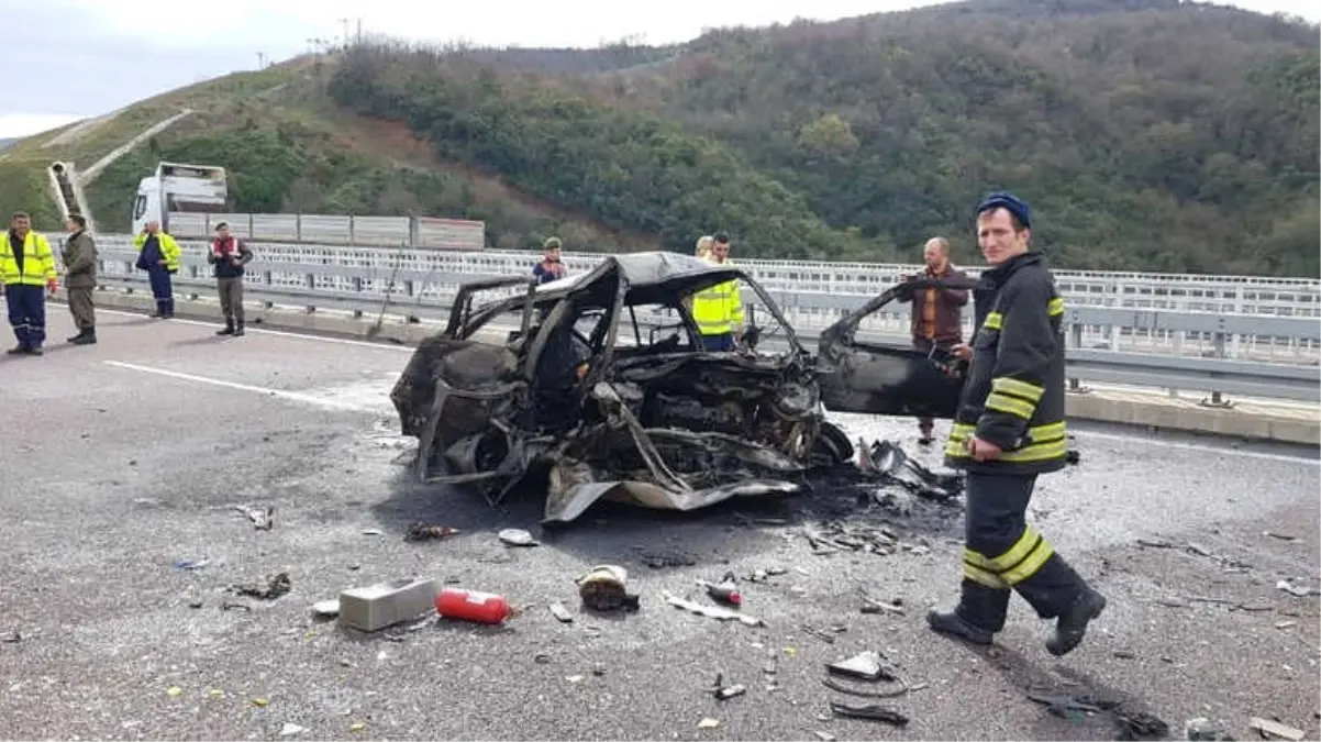 Otobanda Yanarak Ölen 2 Kişinin Cenazeye Yetişmeye Çalıştığı Ortaya Çıktı