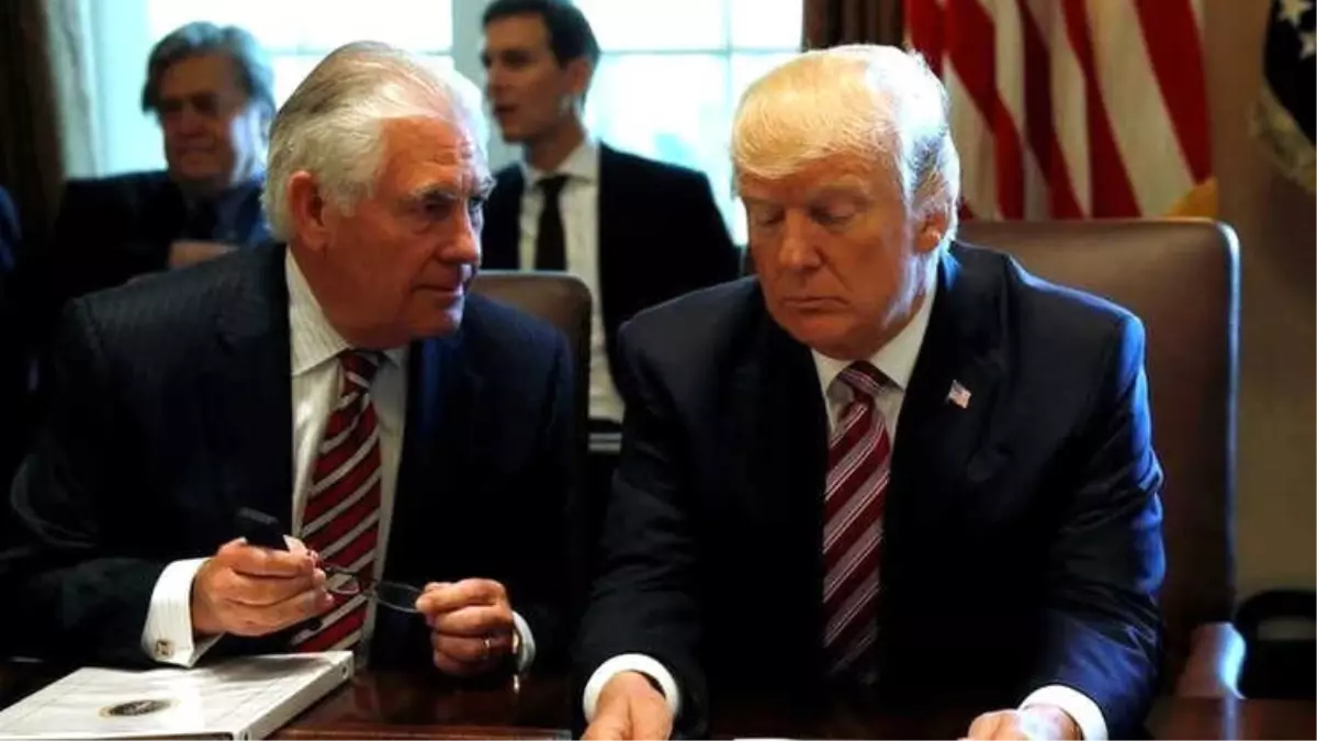 Trump, ABD Dışişleri Bakanı Tillerson\'ı Görevden Aldı