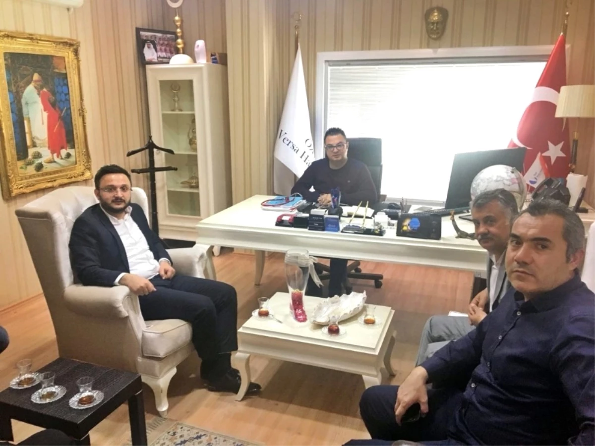 AK Parti İl Başkanı Yanar, Tabipler Oda Başkanı Ergün\'ü Ziyaret Etti