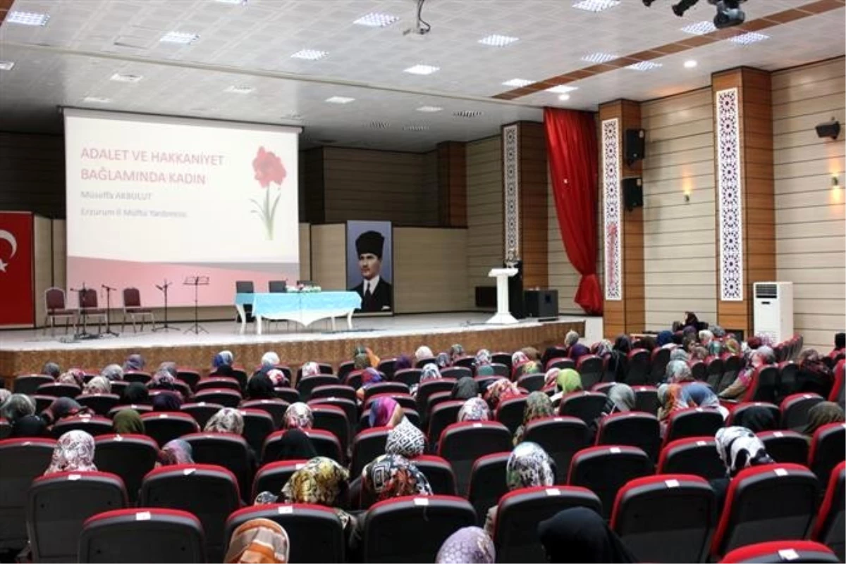 Adalet ve Hakkaniyet Bağlamında Kadın" Konulu Konferans