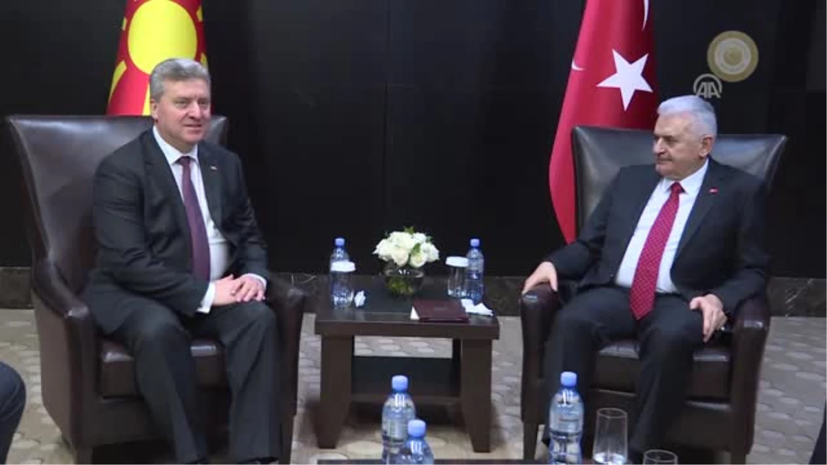 Başbakan Yıldırım, Makedonya Cumhurbaşkanı İvanov ile Görüştü