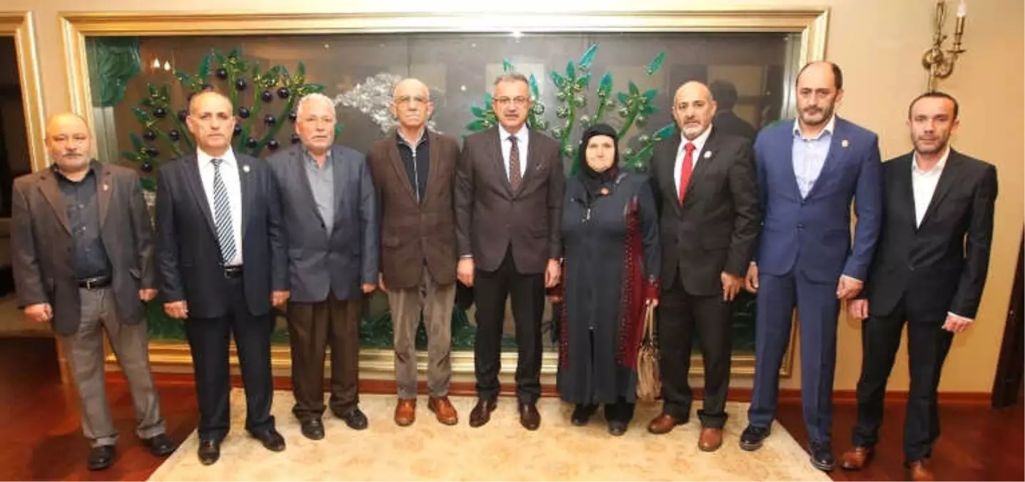 Başkan Köşker, Şehit ve Gazi Derneklerini Ağırladı