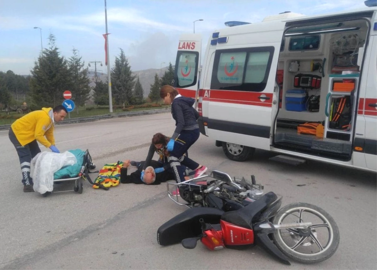 Beypazarı\'nda Trafik Kazası 1 Yaralı