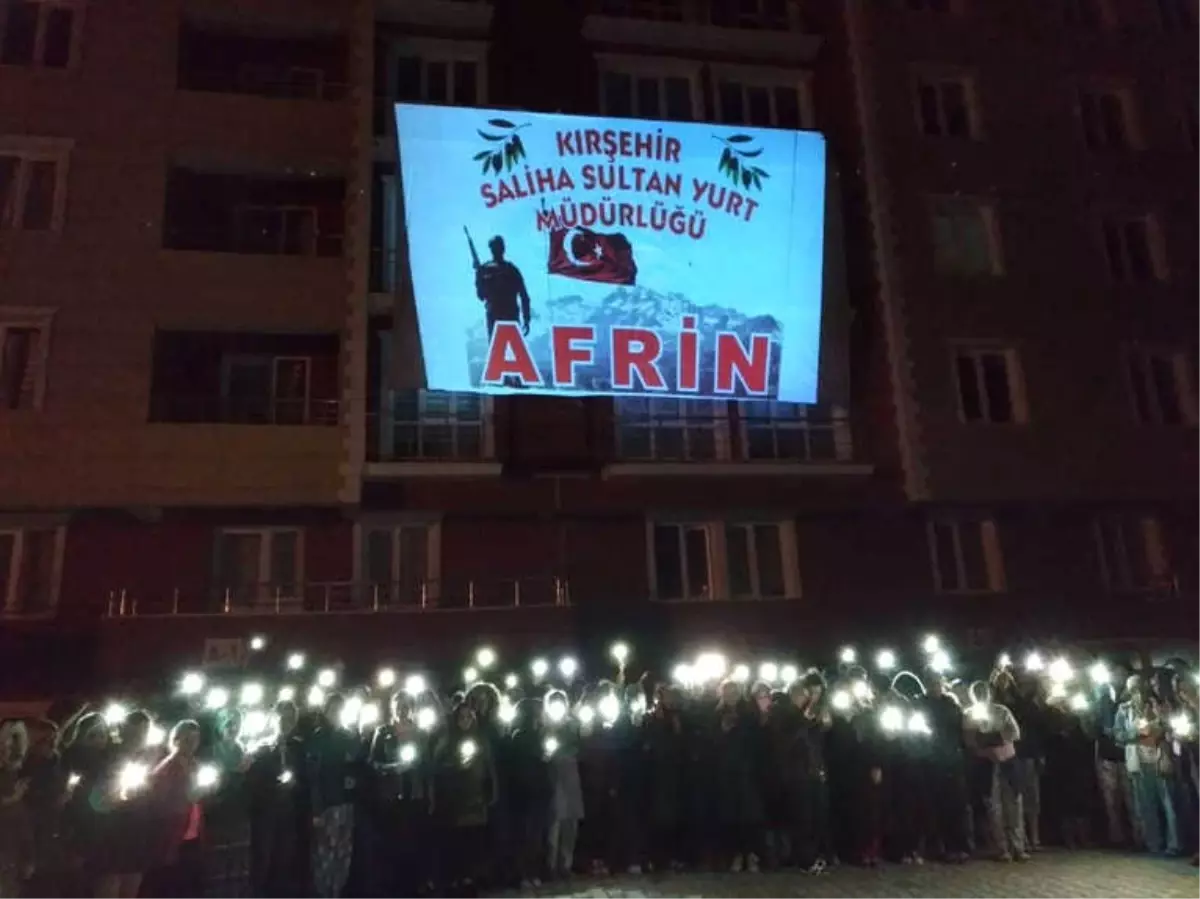 Kyk Yurtları Afrin İçin Aydınlandı