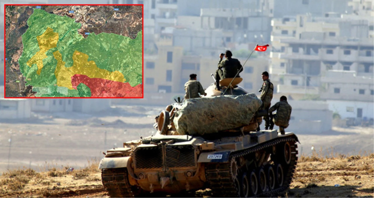Afrin\'de Terör Örgütünün İşgalindeki Bölge İkiye Bölündü!