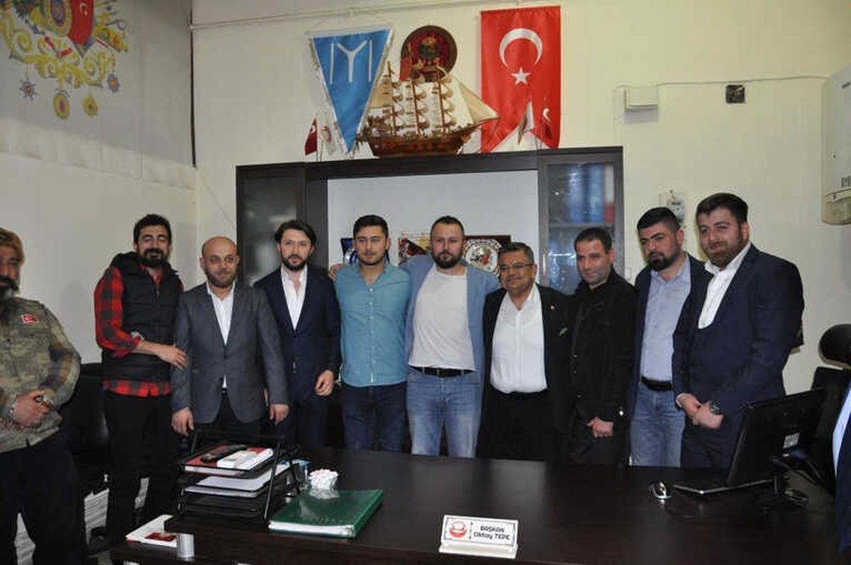 Başkan Yağcı\'dan, Başkan Tepe\'ye Hayırlı Olsun Ziyareti