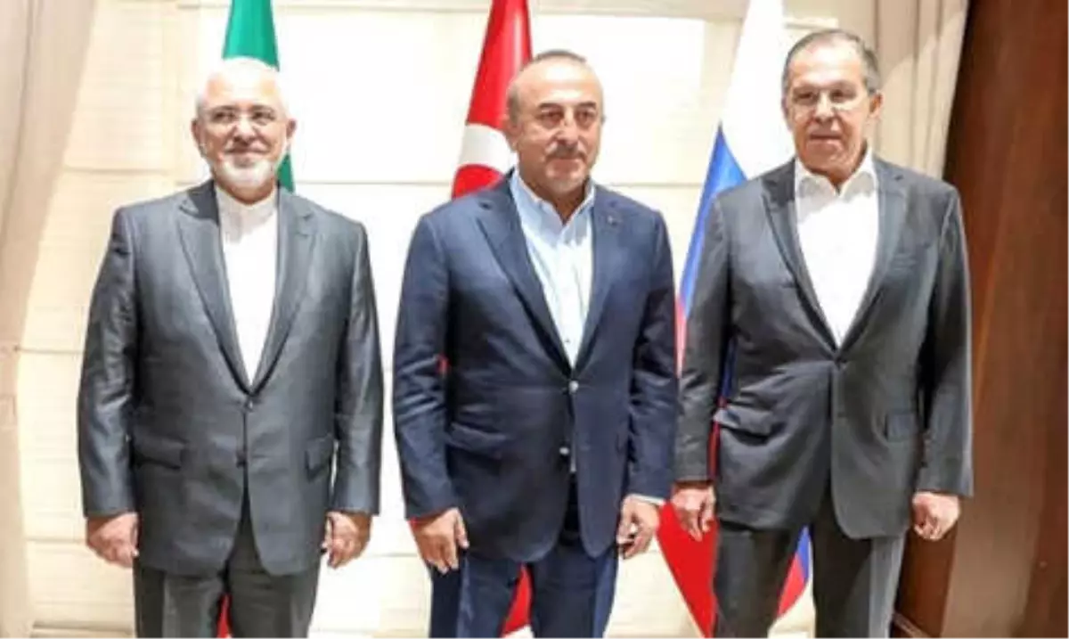 Çavuşoğlu, Lavrov ve Zarif\'ten Ortak Suriye Bildirisi