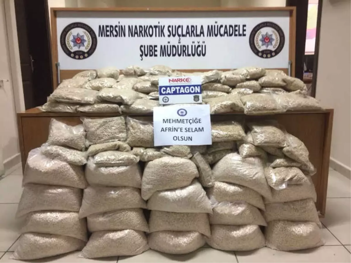 Mersin\'de 1 Milyon 220 Bin Adet Uyuşturucu Hap Ele Geçirildi