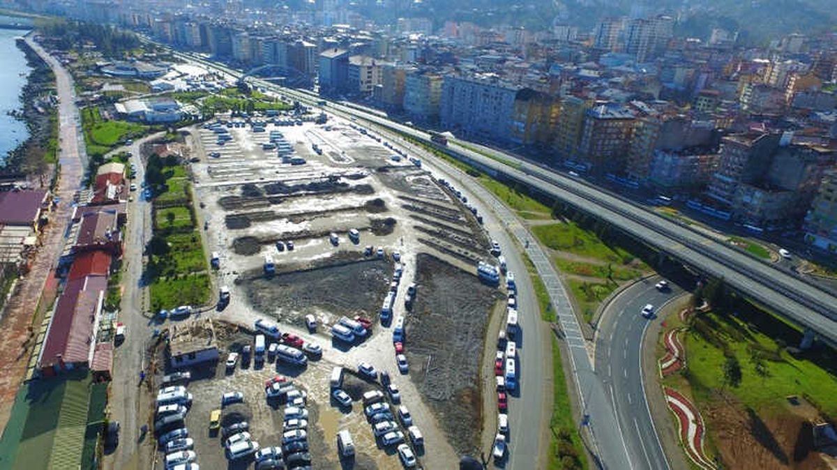 Rize\'de \'Toplu Taşıma Merkezi\' Projesi Trafiği Rahatlatacak