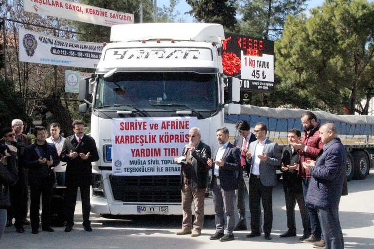 Suriye ve Afrin\'e Yardım Tır\'ı Yola Çıktı