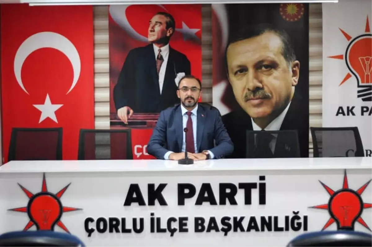 AK Parti Çorlu İlçe Başkanı Atalay: "Çanakkale Savaşı Bizim Gurur Tablomuzdur"