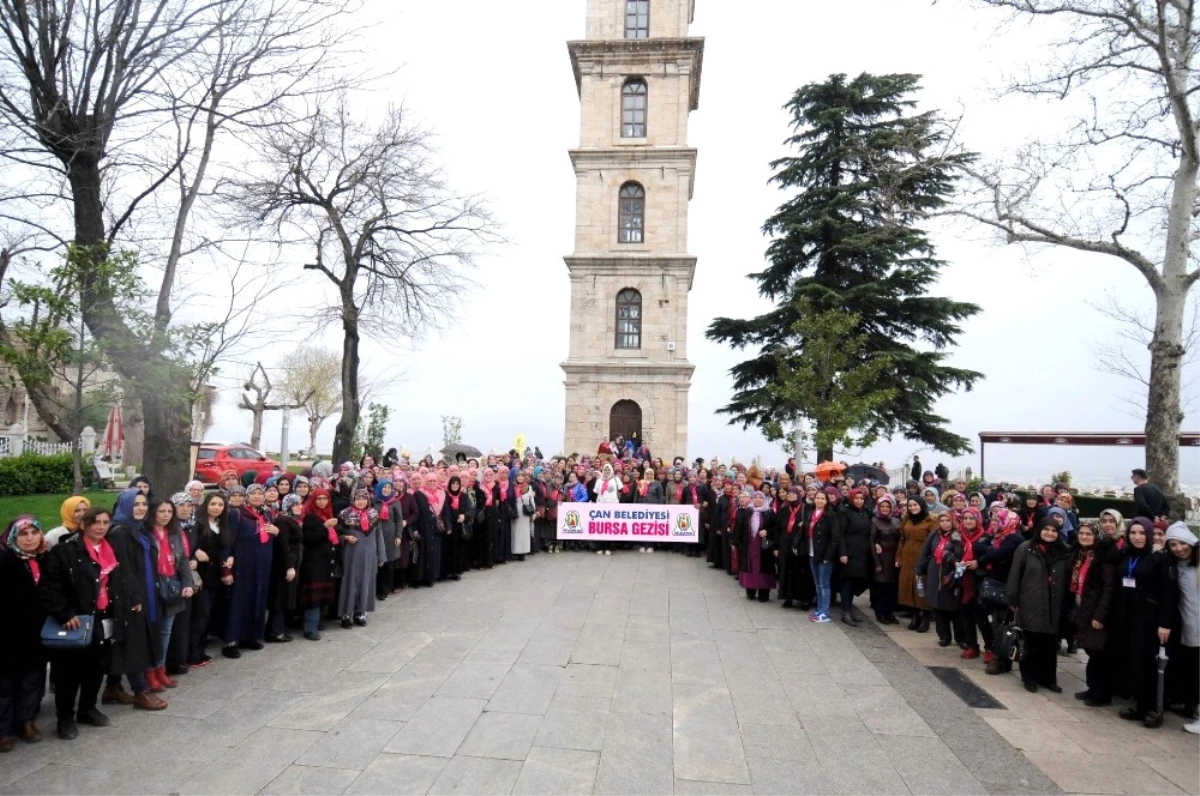 Çan Belediyesi\'nden Bin 500 Kadına Bursa Gezisi