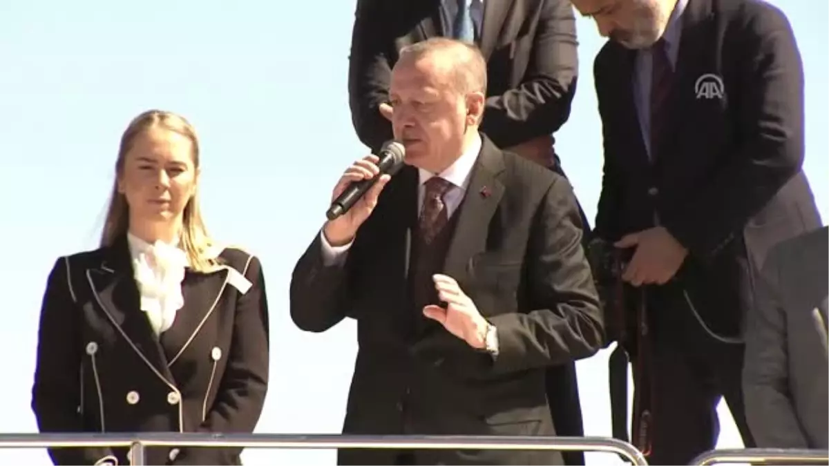 Cumhurbaşkanı Erdoğan: "Bunlar Batılı Dostlarımızın Onlara Verdiği Desteklerle Bu Tünelleri Açtılar"