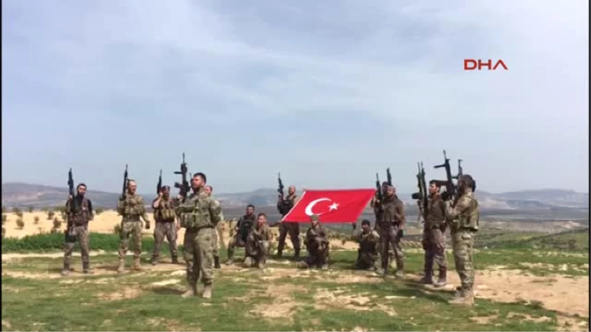 Askerlerden Afrin\'de \'Bayrak\' Şiiri