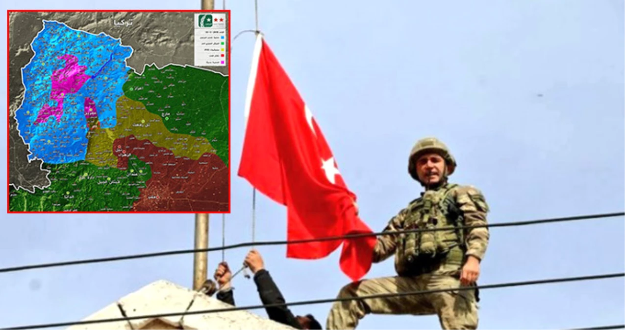 Afrin\'de Harita 24 Saatte Değişti! Kuşatma Altındaki Tüm Bölgeler Temizlendi