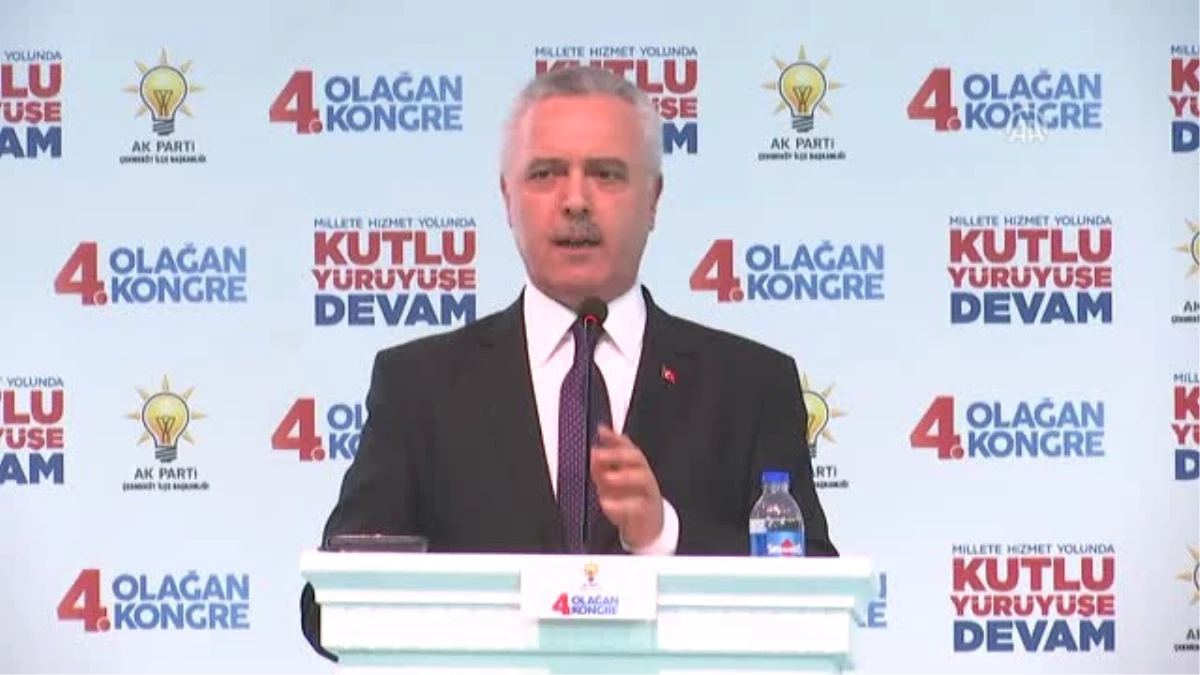 AK Parti Çekmeköy İlçe Başkanlığı\'nın 4. Olağan Kongresi - AK Parti Genel Başkan Yardımcısı Ataş (1)