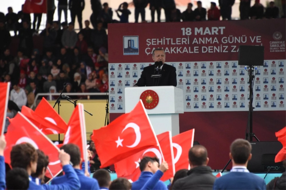 Cumhurbaşkanı Erdoğan Afrin Müjdesini Çanakkale\'den Verdi