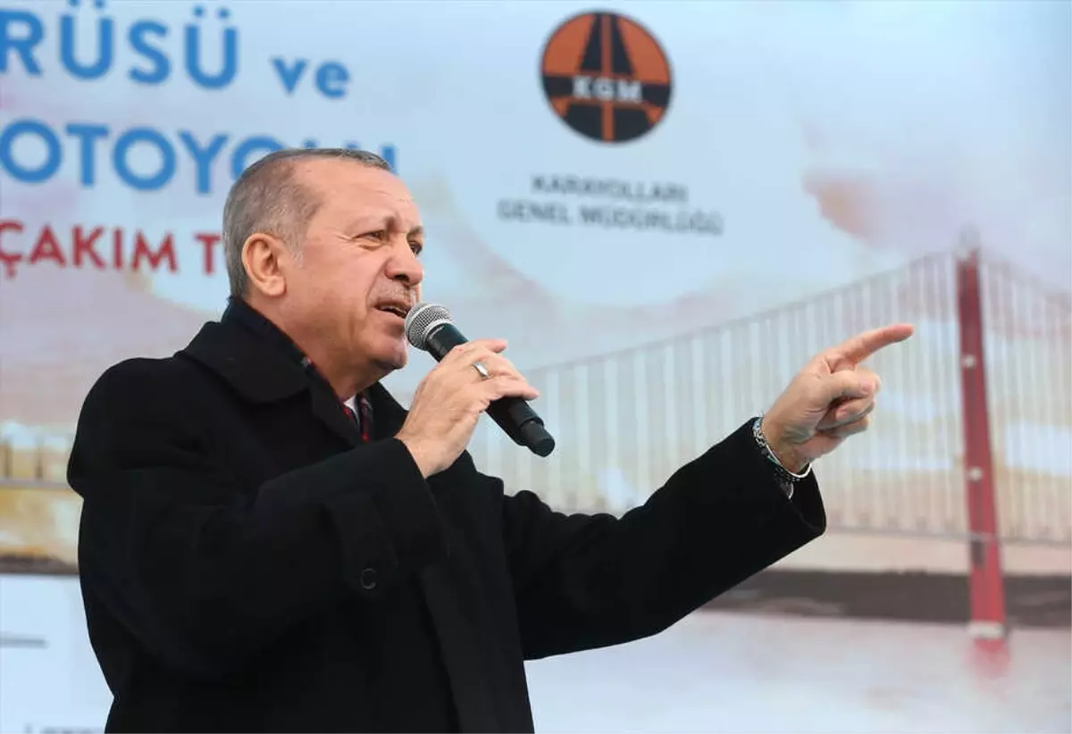 Erdoğan: Çanakkale Köprüsü\'nü 18 Mart 2022\'de Açacağız