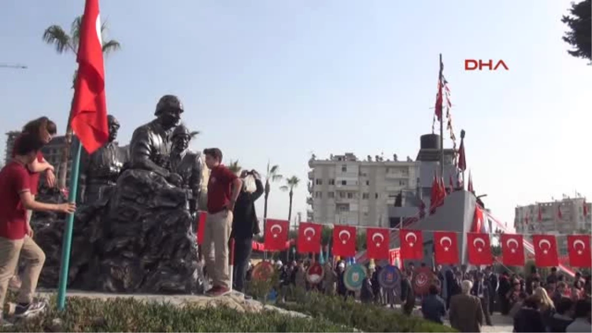 Mersin Çanakkale Zaferi Nusret Mayın Gemisi\'nde Kutlandı