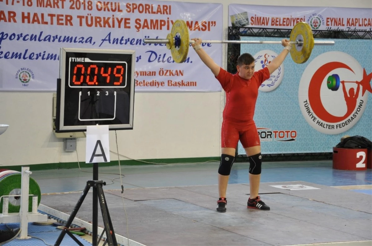Okul Sporları Yıldızlar Türkiye Halter Şampiyonası Sona Erdi