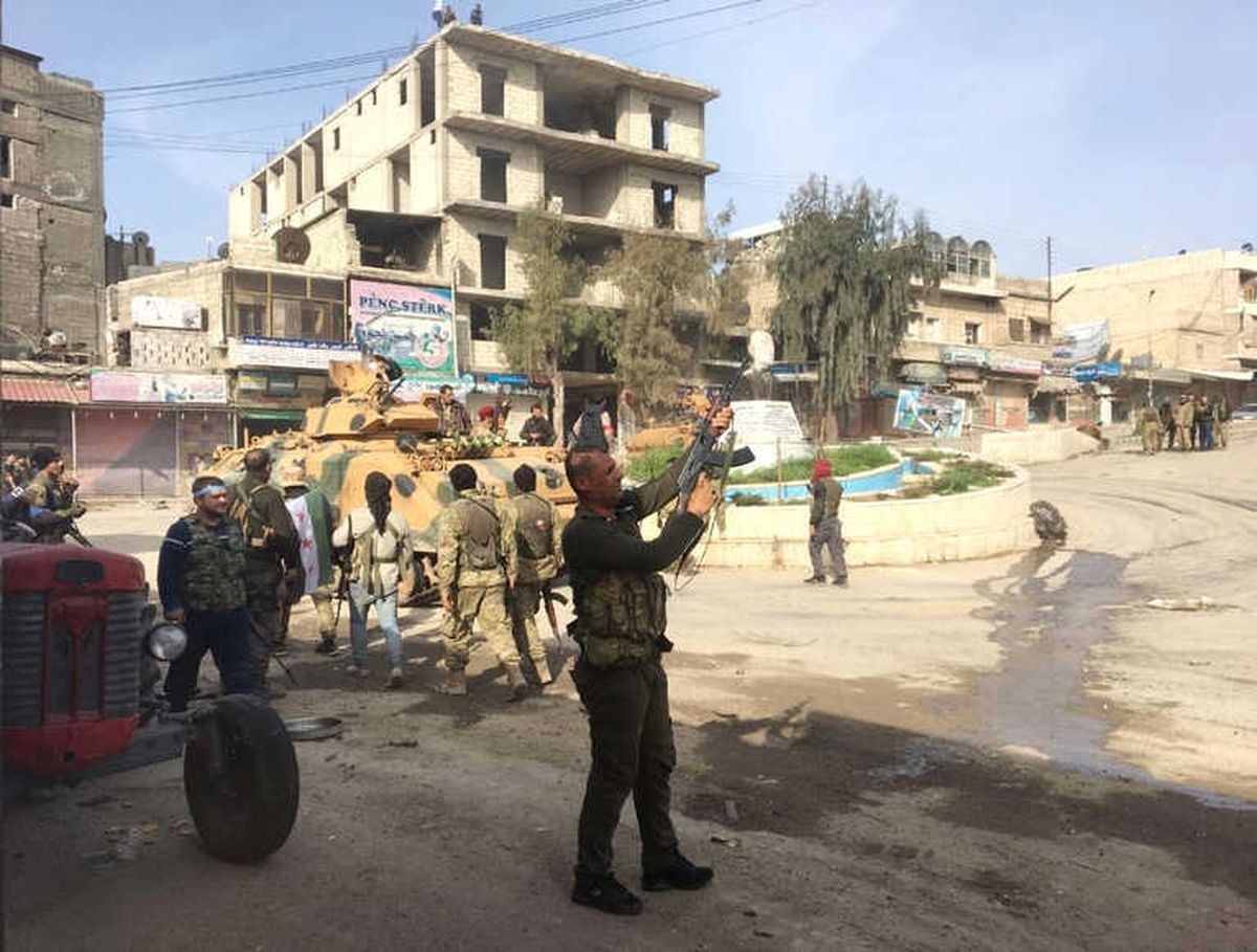 Öso Afrin\'de Bir Mahallede Kontrolü Sağladı