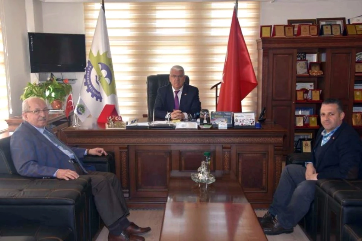 Başkan Albayrak, Ergene Belediye Başkanı Rasim Yüksel ile Buluştu