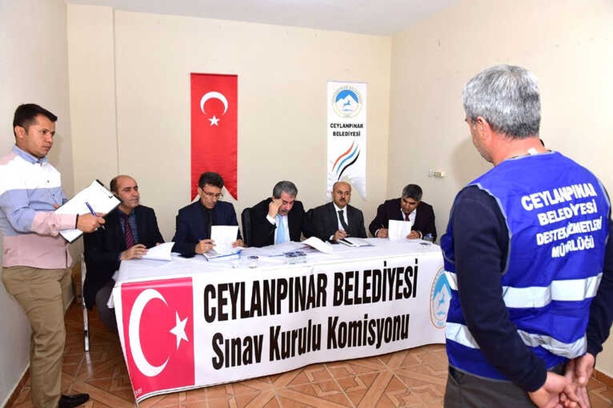 Ceylanpınar Belediyesi\'nde Taşeron Sınavı Yapıldı
