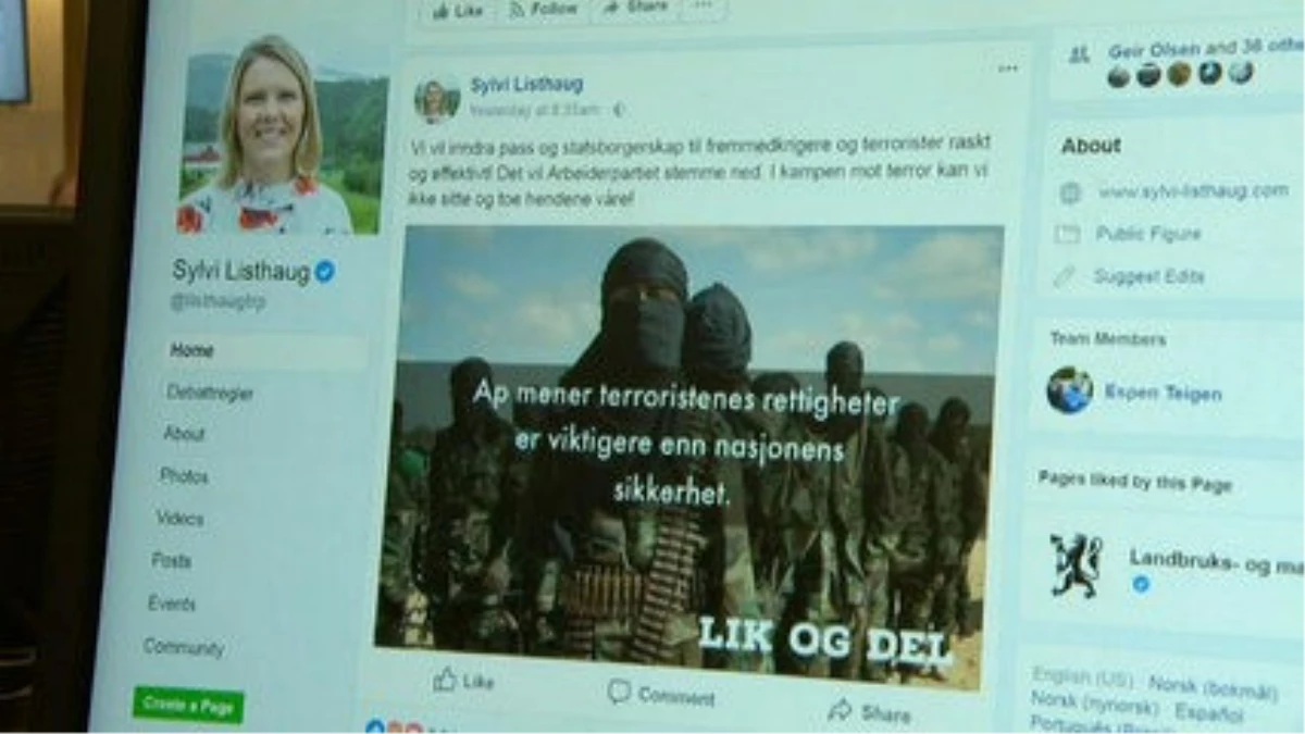 Muhalefete "Teröristlerle Beraberler" Diyen Bakan Tepkiler Üzerine İstifa Etti: Norveç