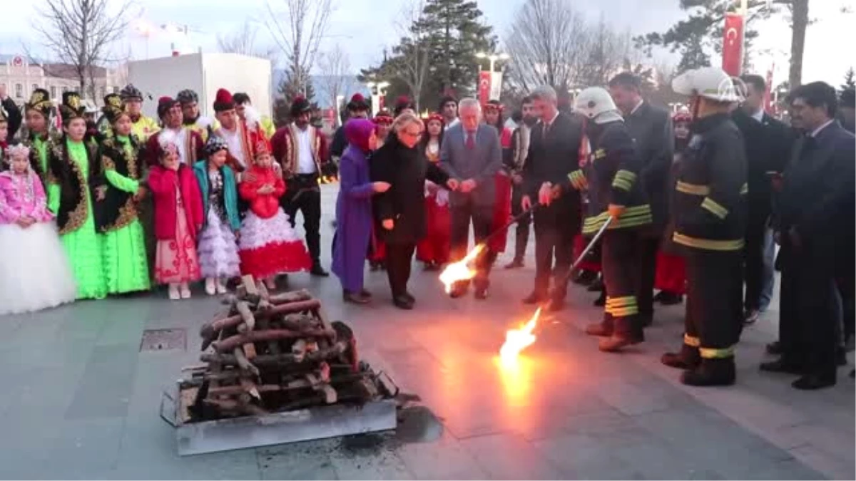 Nevruz Ateşi" Yakıldı