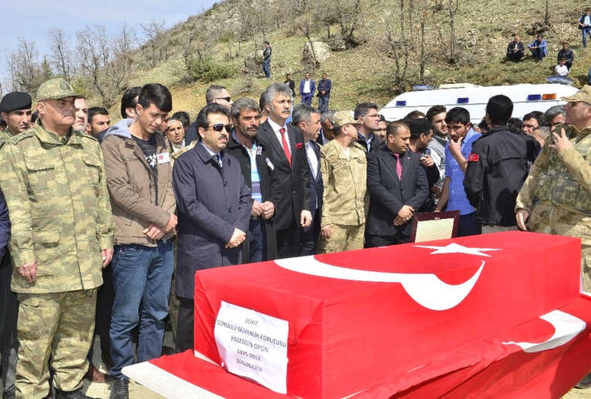 Şehit Gönüllü Güvenlik Korucusu Sonsuzluğa Uğurlandı