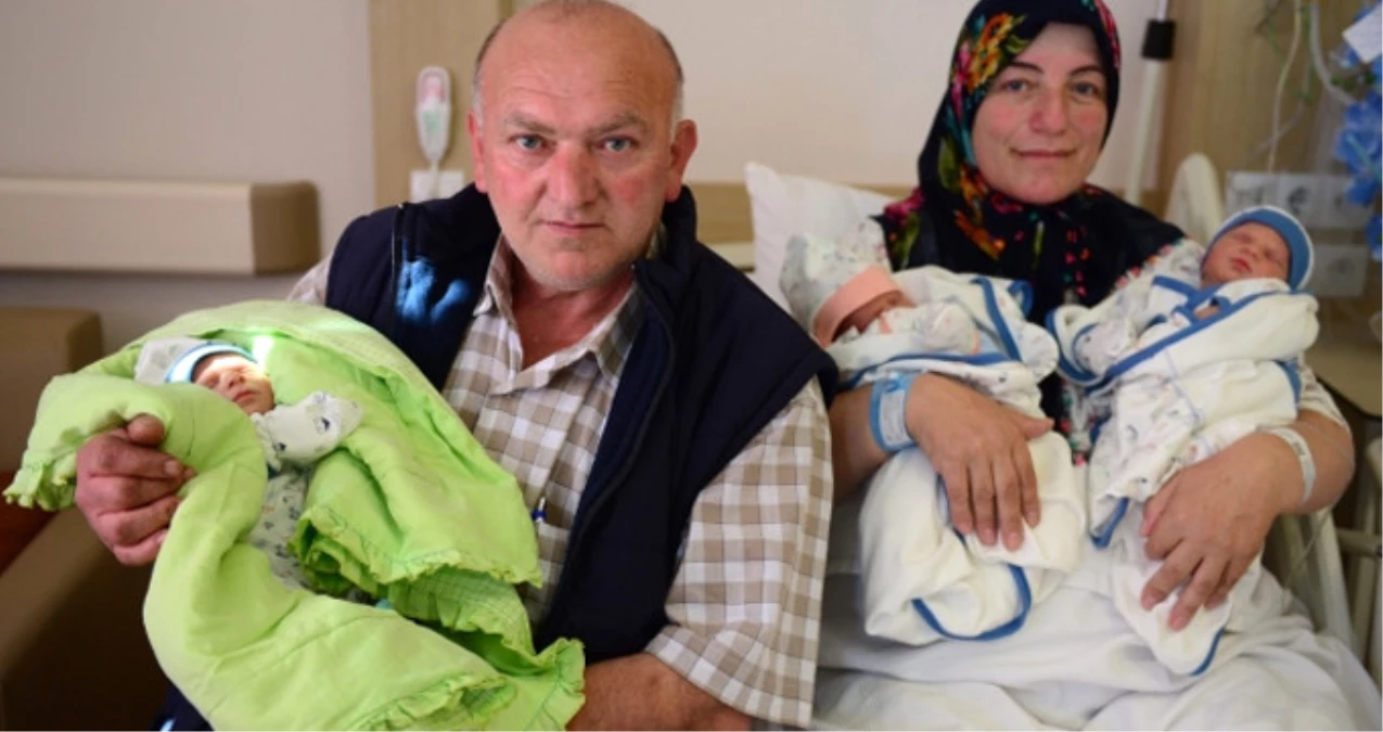 23 Yıl Sonra Bebek Sahibi Olan Çift, Üçüzlerine Recep, Tayyip ve Erdoğan İsimlerini Verdi